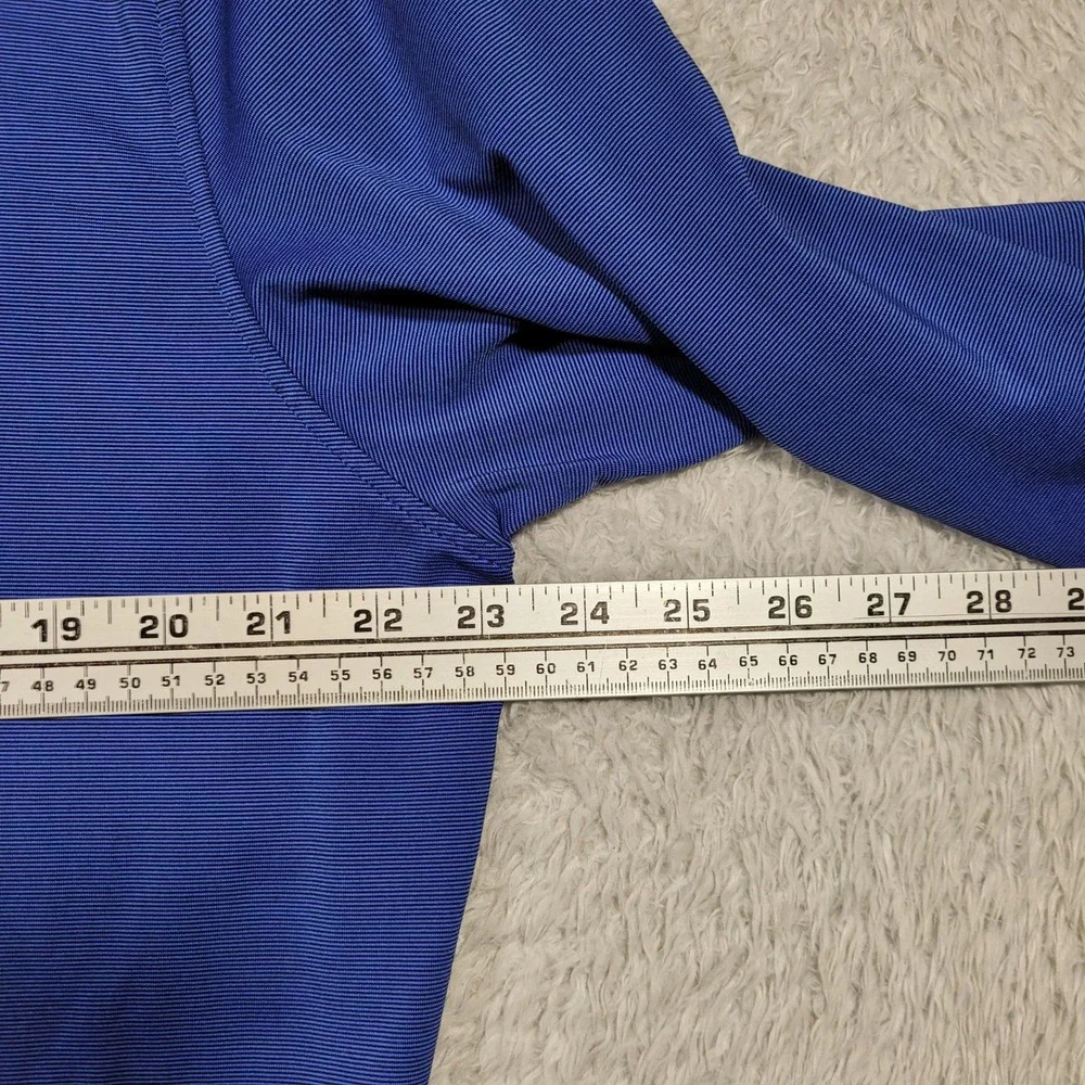 FootJoy Quarter Zip Pullover Mens Large Blue Firestone Country Club Golf‎